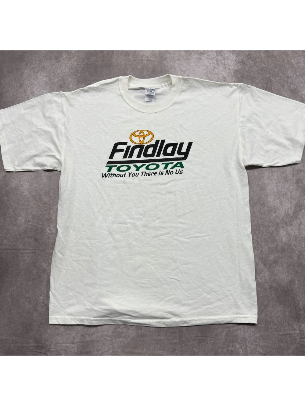 Findlay Toyota Dealership Graphic T-Shirt Mens XL White Gildan Ultra Cotton